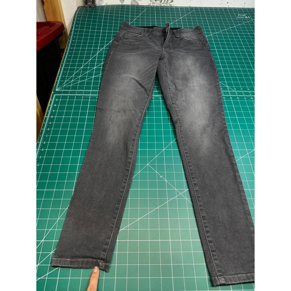 Democracy Womens 6 Absolution Skinny Jeans Faded Grey Stretch Denim Pants